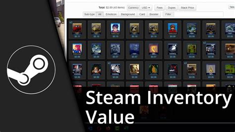 steam inventory valuer|how to check price of steam inventory.